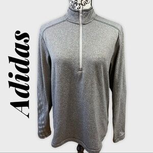 Adidas 1/4 Zip Gray Pullover Jacket